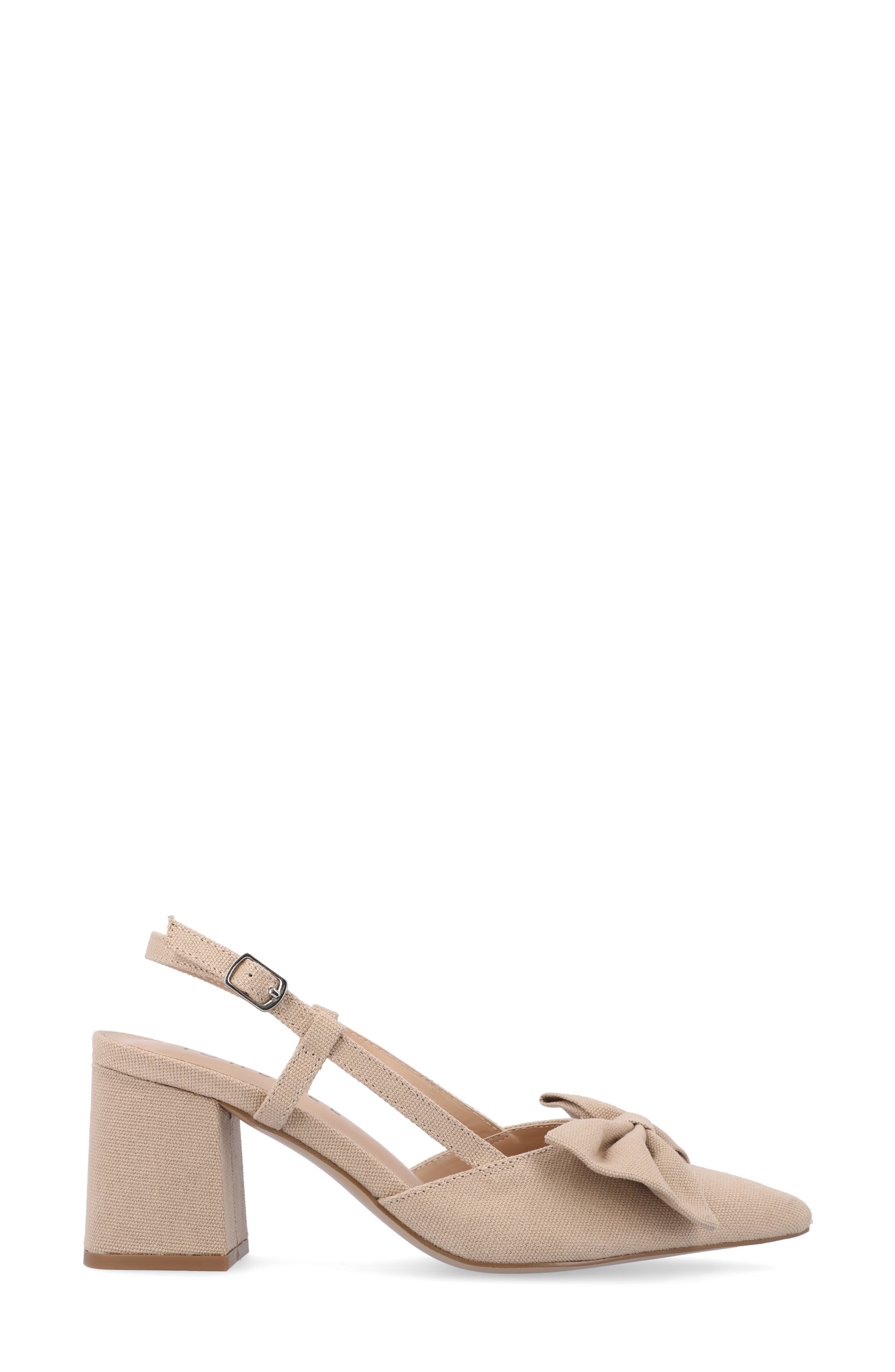 Journee Collection Tailynn Slingback Pump, Alternate, color, Tan