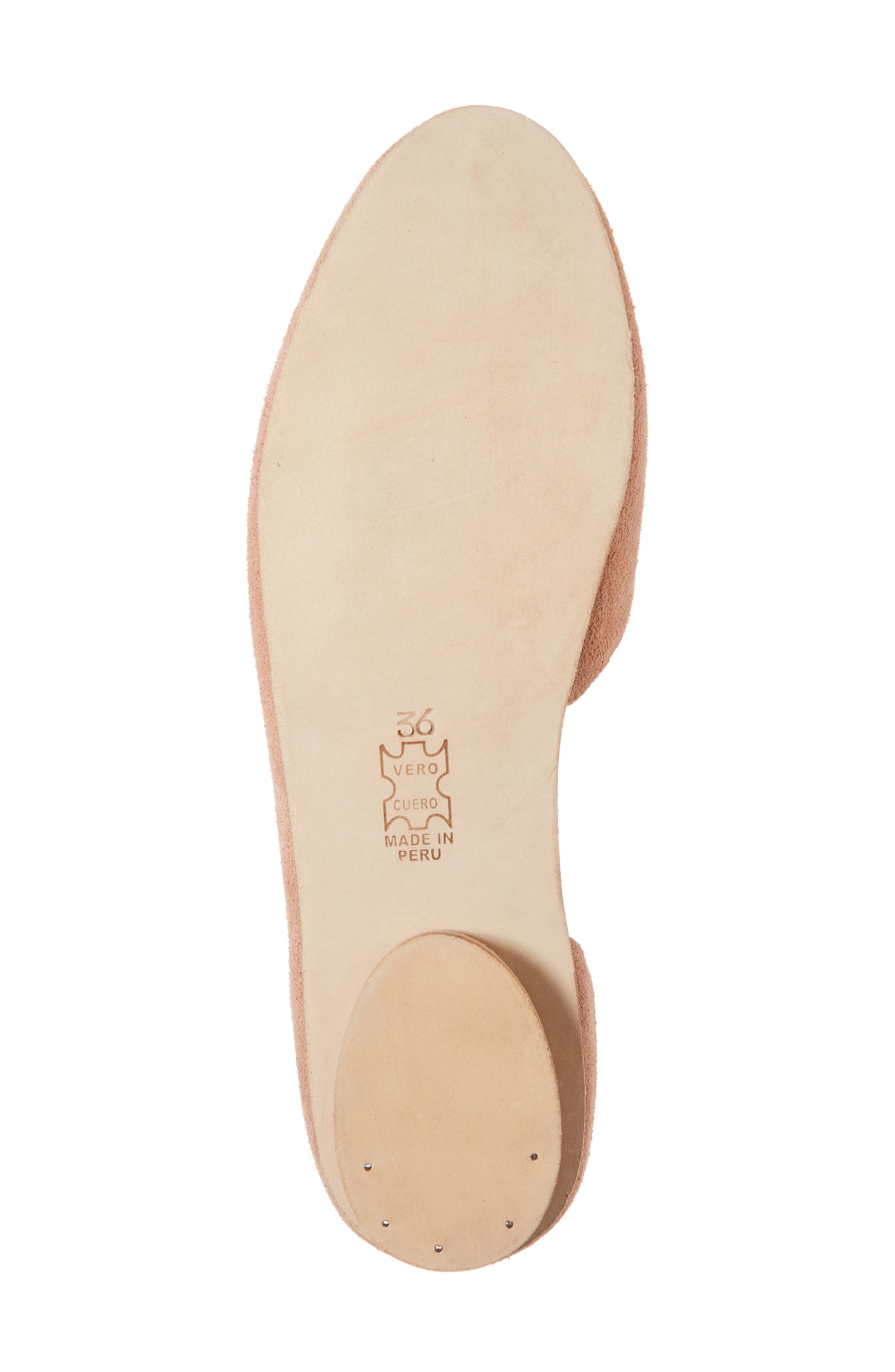 Huma Blanco Posy Half d'Orsay Flat, Alternate, color, 