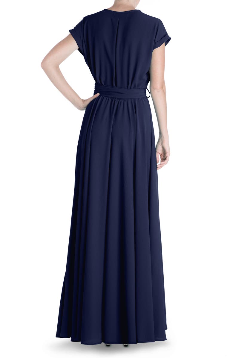 MEGHAN LA Jasmine Maxi Dress, Alternate, color, Navy