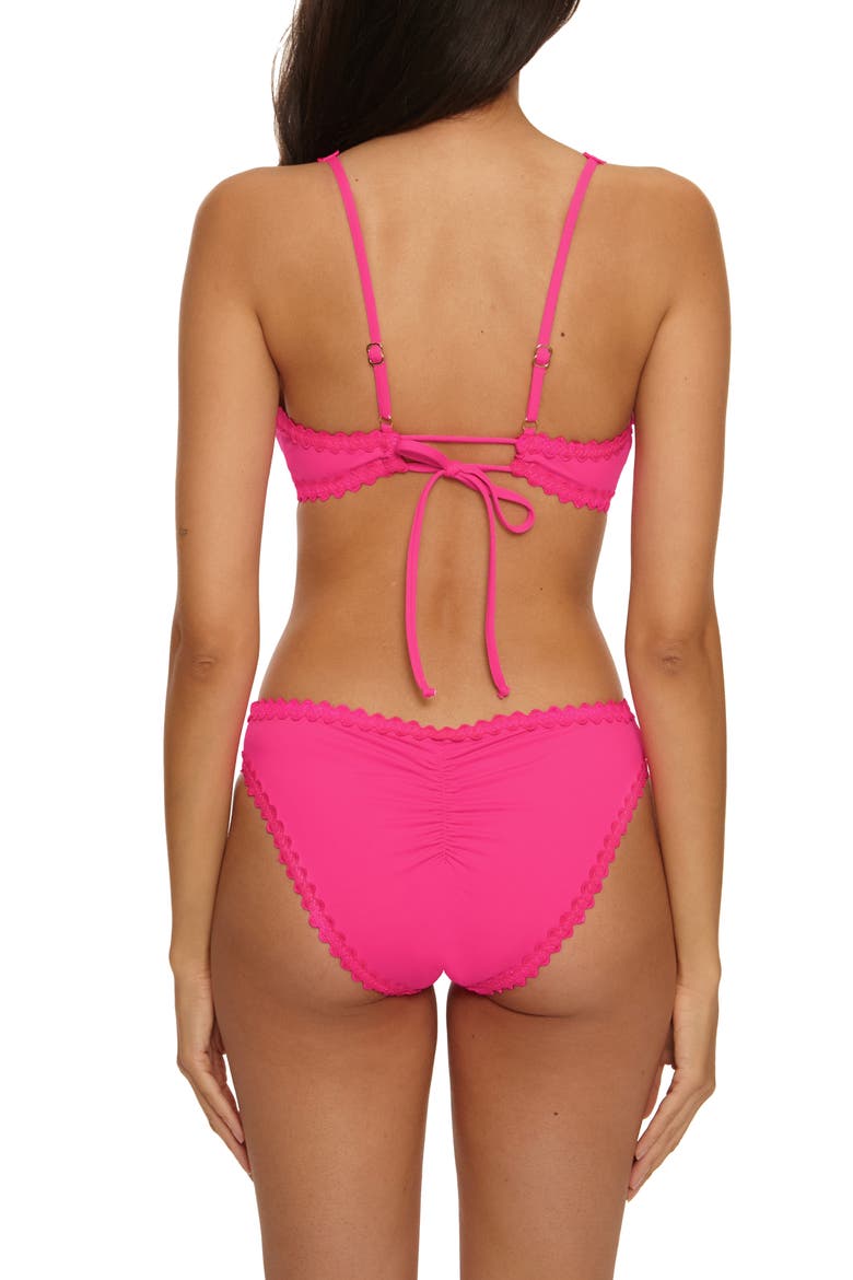 Bella Hipster Bikini Bottoms, Alternate, color, STRAWBERRY