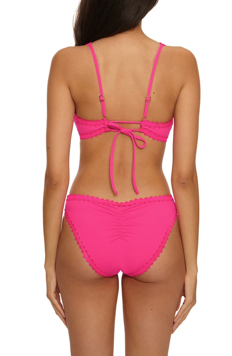 Becca Bella Bikini Top, Alternate, color, Strawberry