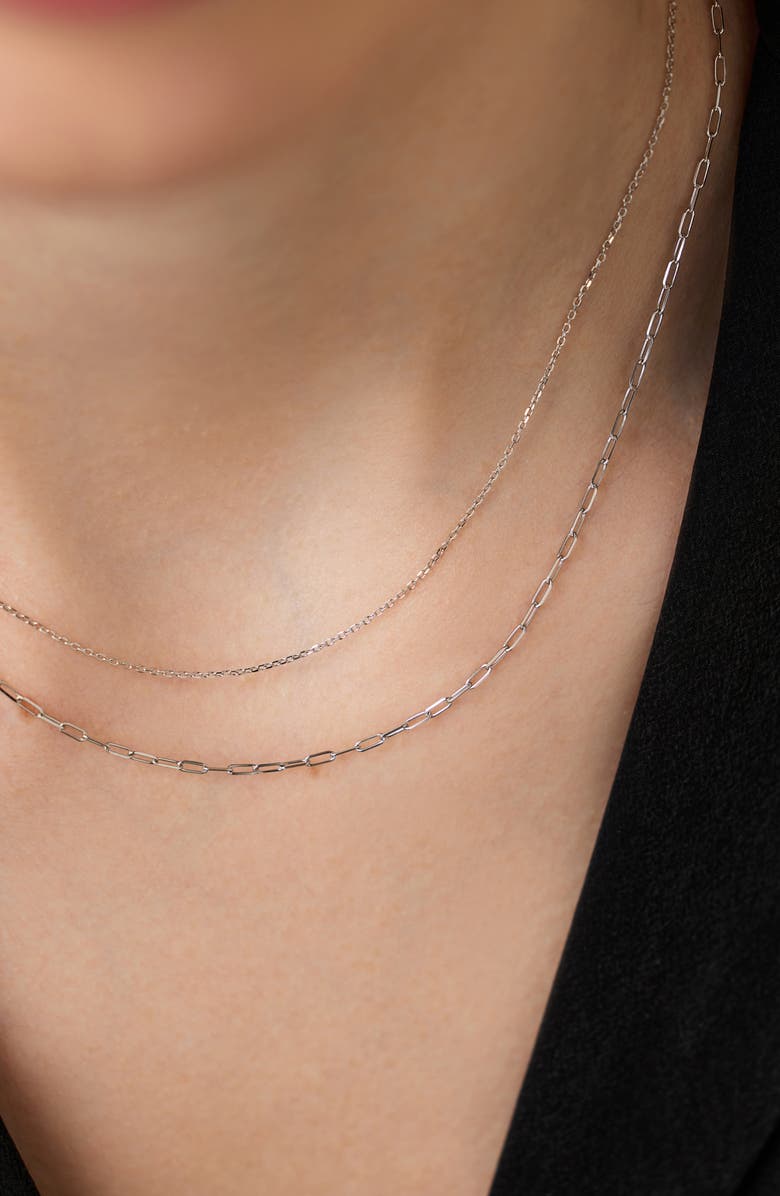 Ana Luisa Layered Necklace - White Gold Layered Necklace, Alternate, color, Gold