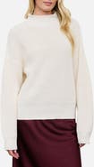 Blu Pepper Ribbed Mock Neck Cropped Sweater