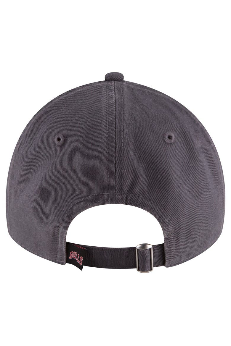 Men's New Era Charcoal Chicago Bulls Team 2.0 9TWENTY Adjustable Hat, Alternate, color, Charcoal