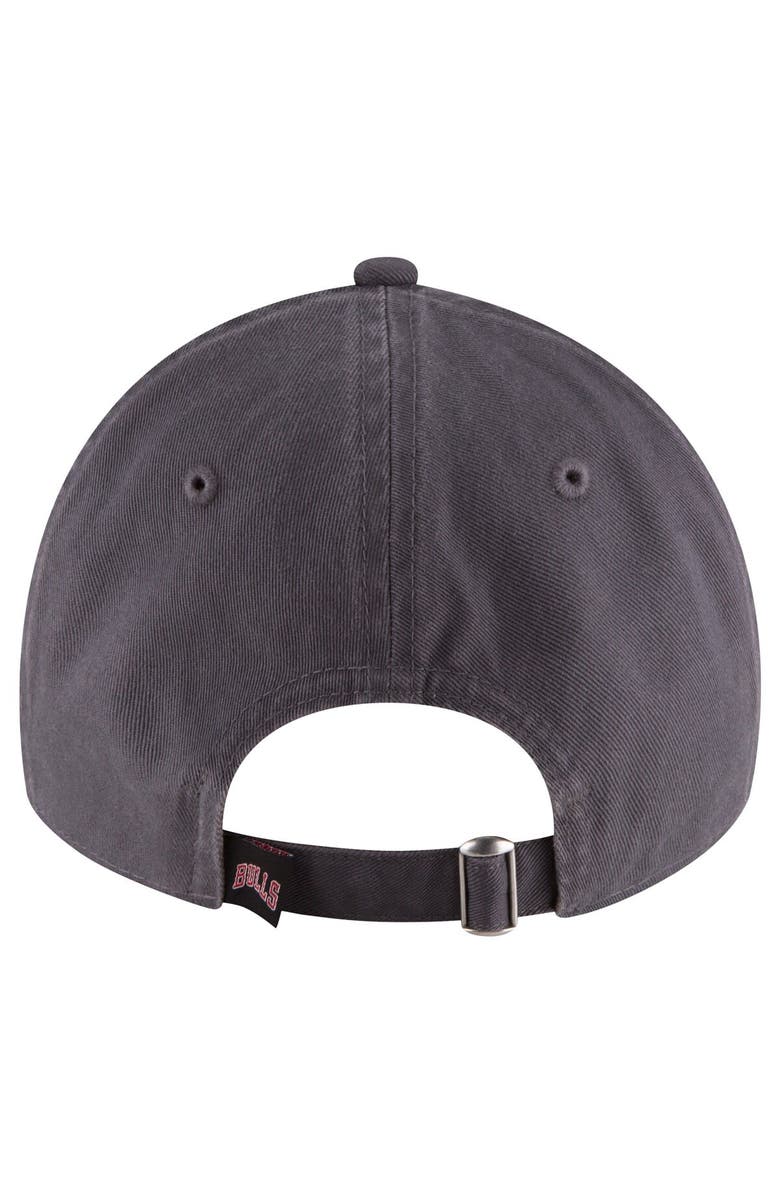 New Era Men's New Era Charcoal Chicago Bulls Team 2.0 9TWENTY Adjustable Hat, Alternate, color, 