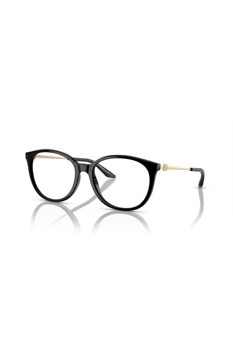Armani Exchange 54mm Cat Eye optical glasses, Main, color, Black