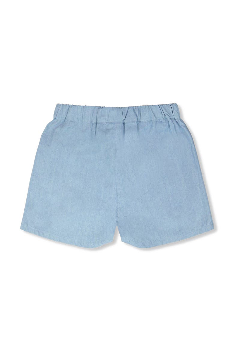 Relaxed Fit Chambray Shorts, Alternate, color, Blue Chambray