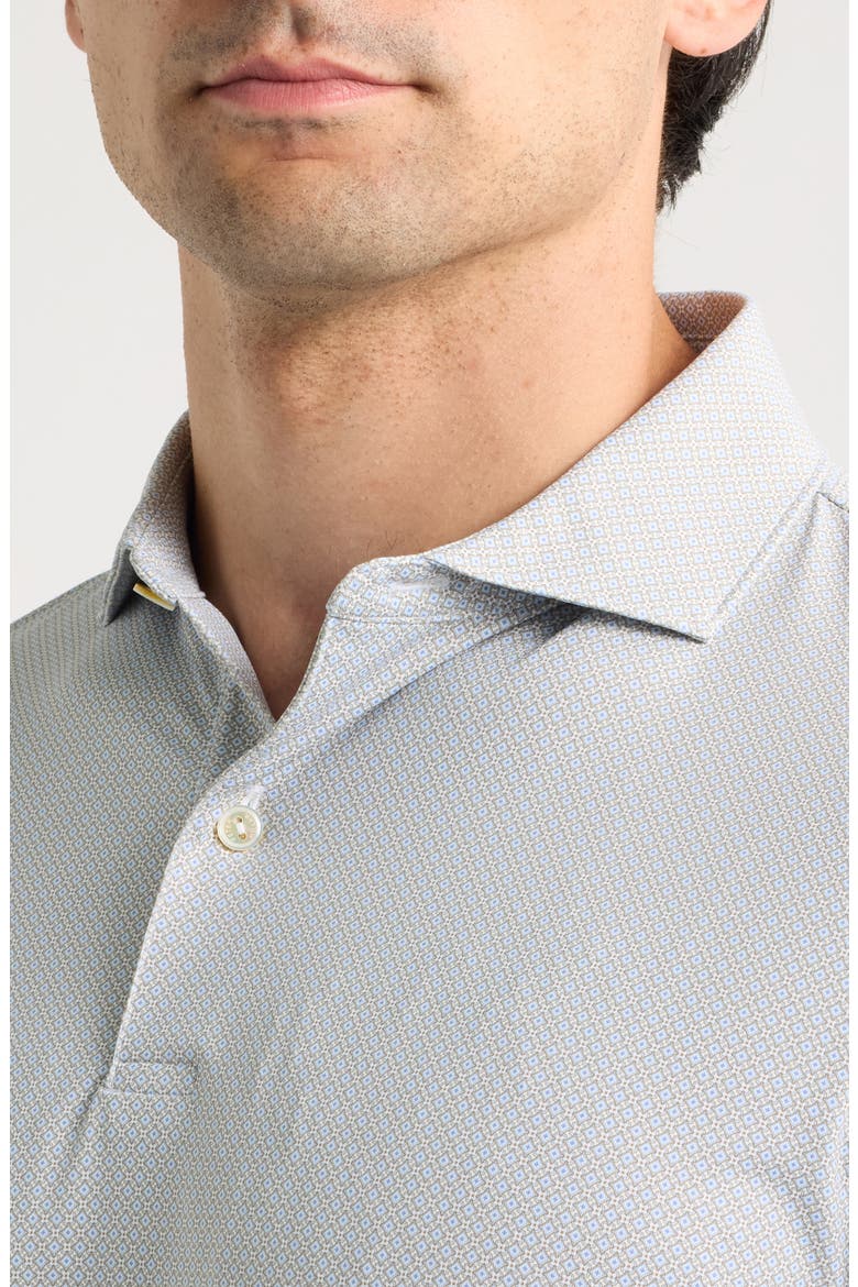 Campania Crown Crafted Performance Jersey Polo, Alternate, color, WHITE