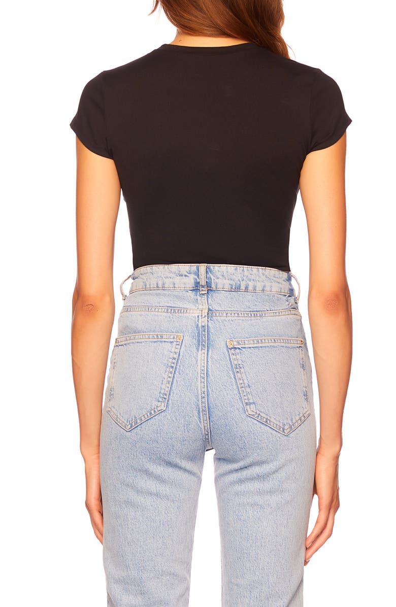 Susana Monaco Cap Sleeve T-Shirt, Alternate, color, 