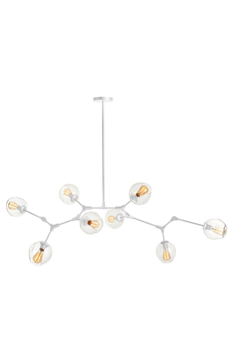 Napa Home & Garden Daniella Globe Chandelier, Main, color, White