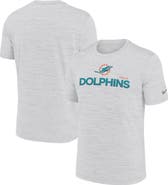 Nike Men's Nike White Miami Dolphins Blitz Velocity Modern Performance T-Shirt