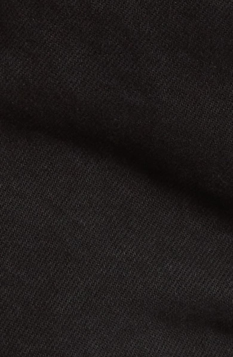 Re/Done The Breezy Frayed Hem Denim Shorts, Alternate, color, Washedblack