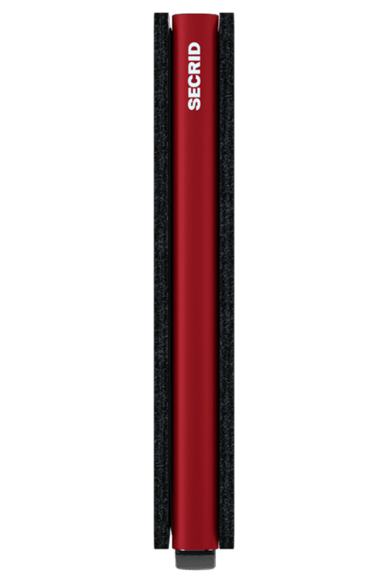 Slimwallet Matte, Alternate, color, Black-Red
