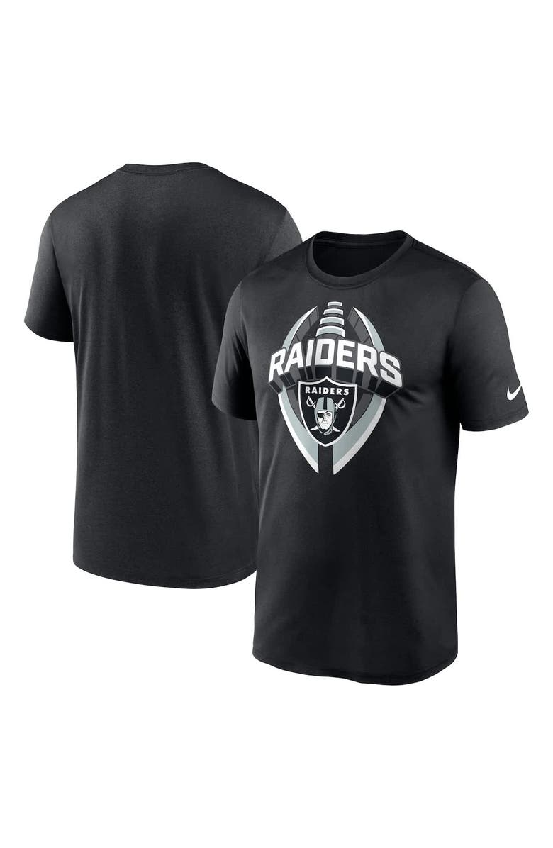 Nike Men's Nike Black Las Vegas Raiders Legend Icon Performance T-Shirt, Main, color,