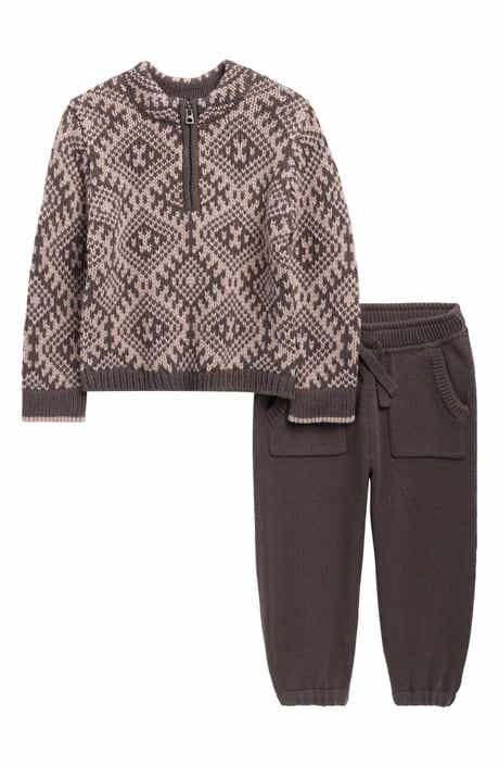 Splendid Snow Half Zip Sweater & Joggers Set