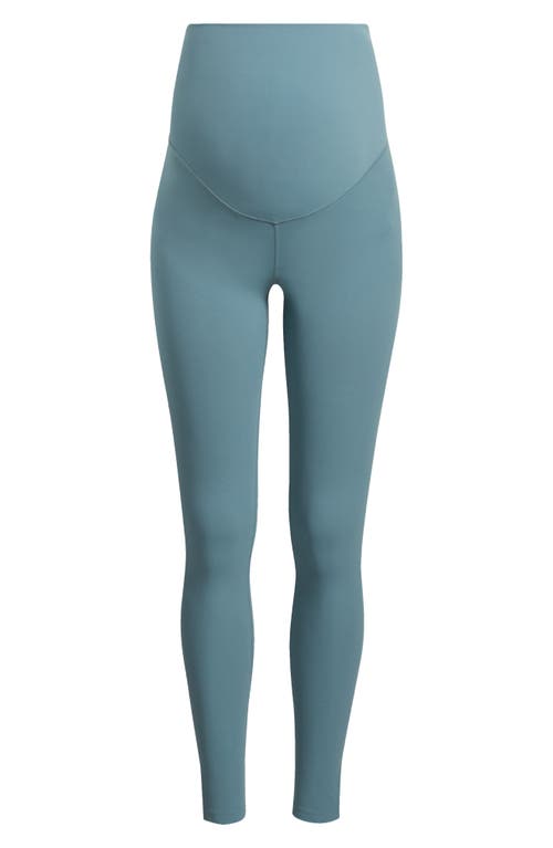 Zella Mamasana Studio Luxe High Waist Maternity Leggings In Grey Thunder