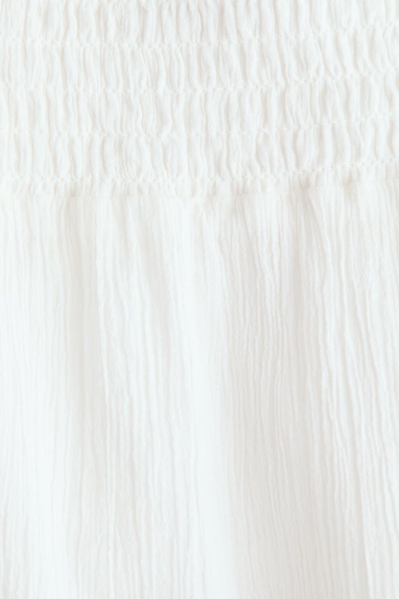 Tiered Skirt, Alternate, color, White