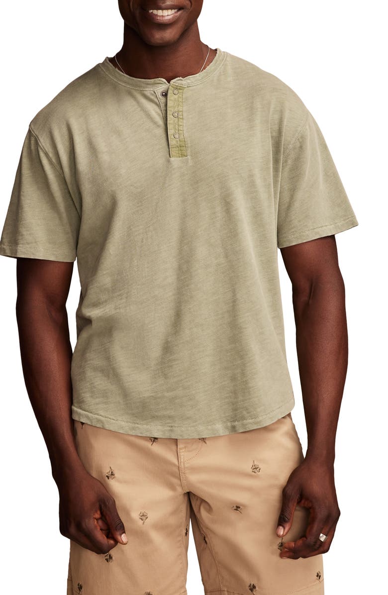 Lucky Brand Cotton Jersey Henley, Main, color, 