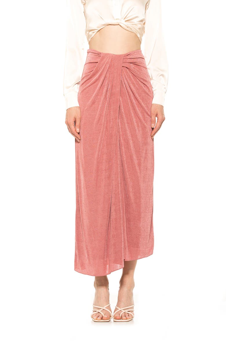 Alexia Admor Jeanette Midi Skirt, Main, color, Blush