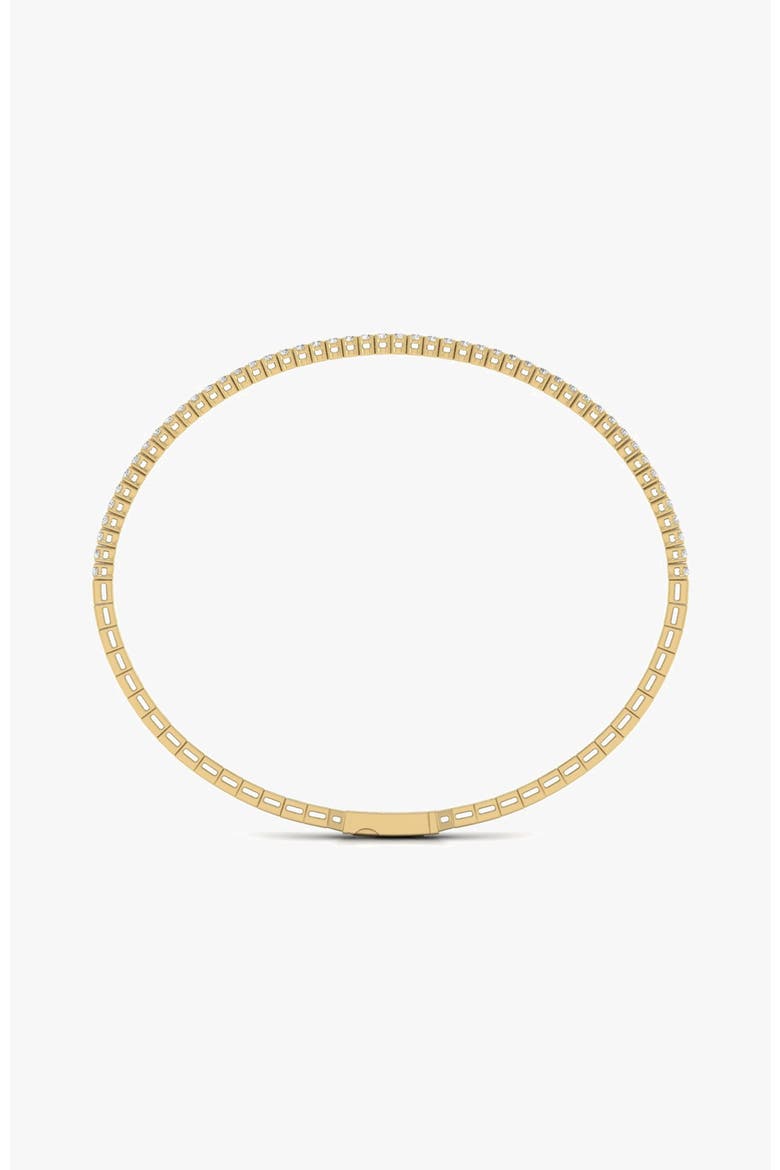 14K Gold Lab Diamonds 5 Carats Diana Bracelet, Alternate, color, Yellow Gold