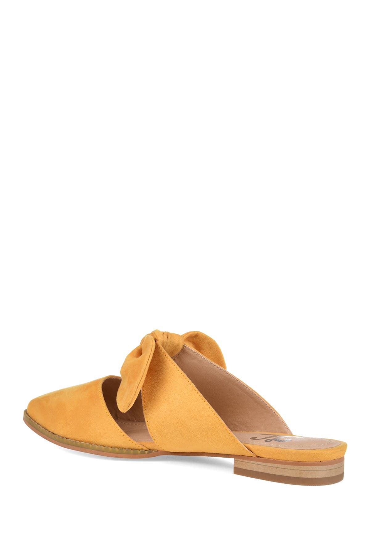 JOURNEE Telulah Bow Mule, Alternate, color, MUSTARD