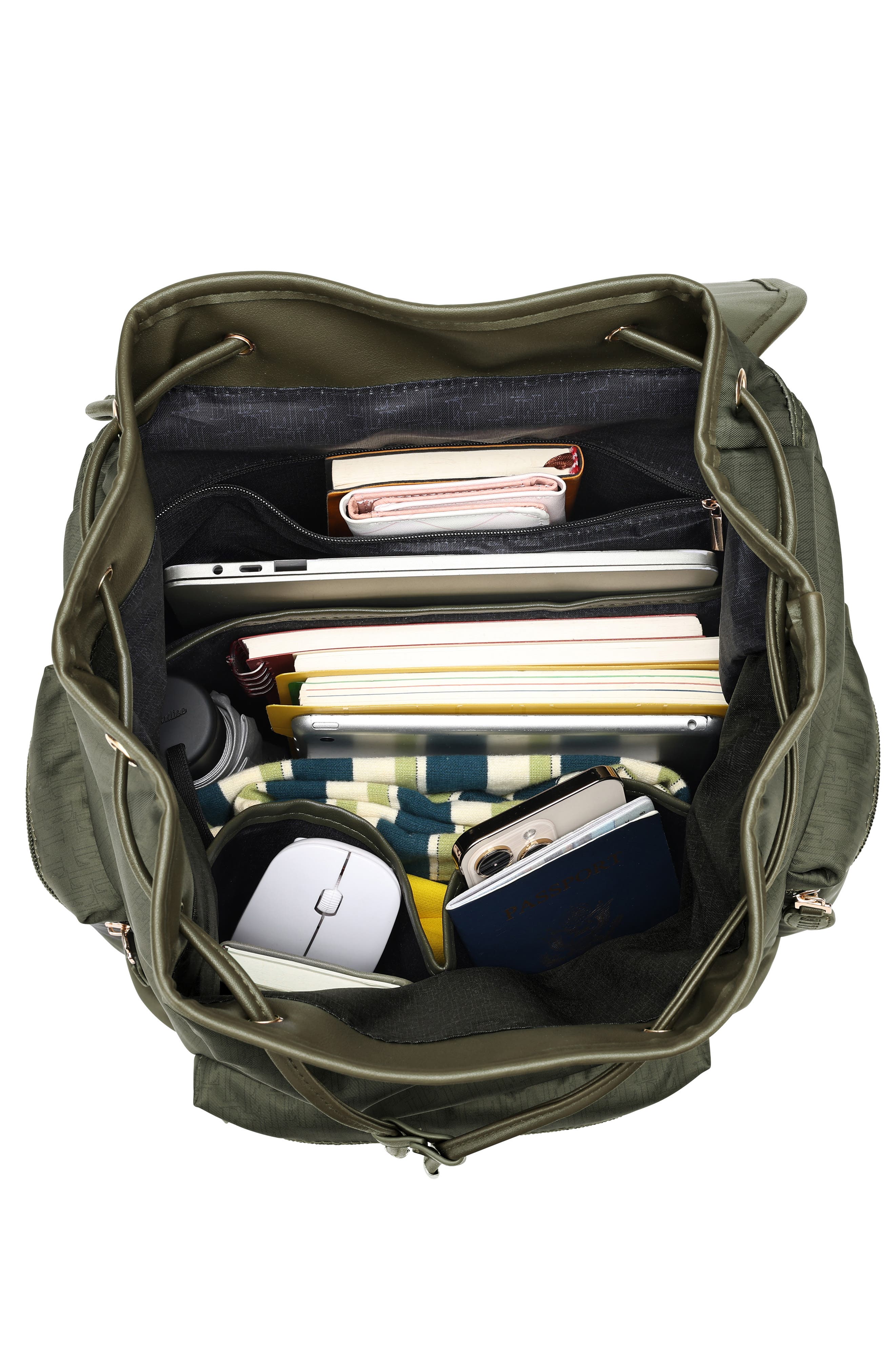 Wayfarer 23L Monogram Travel Backpack, Alternate, color, Olive Green