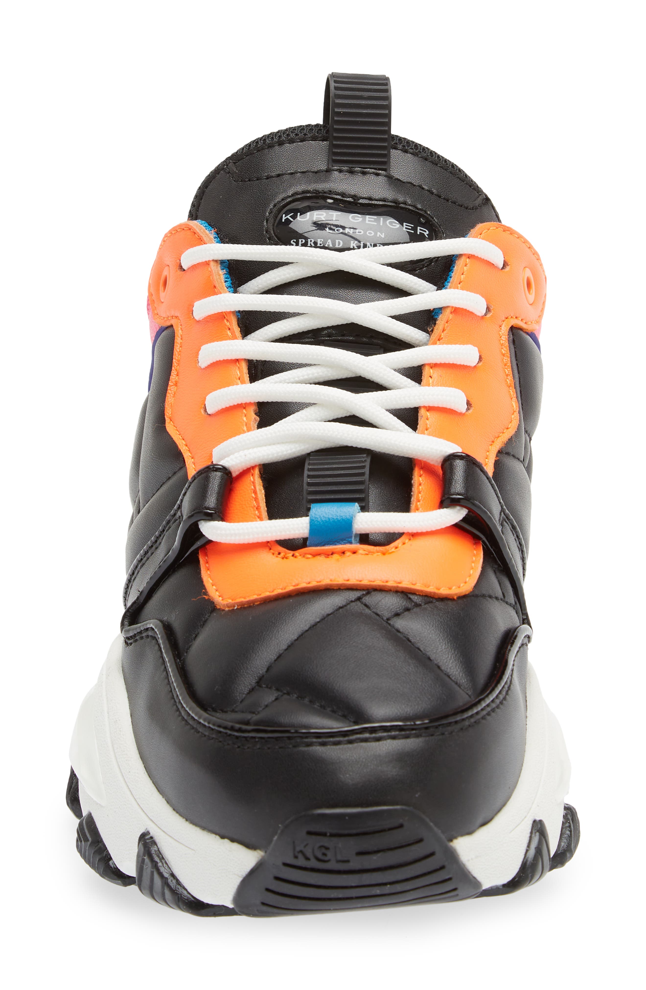 Kurt Geiger London Lettie Eagle Quilted Sneaker, Alternate, color, 