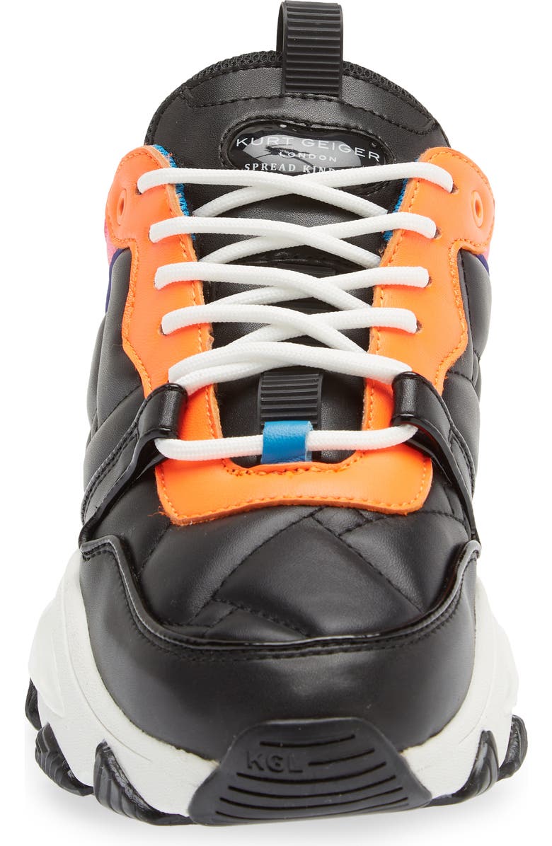 Kurt Geiger London Lettie Eagle Quilted Sneaker, Alternate, color,
