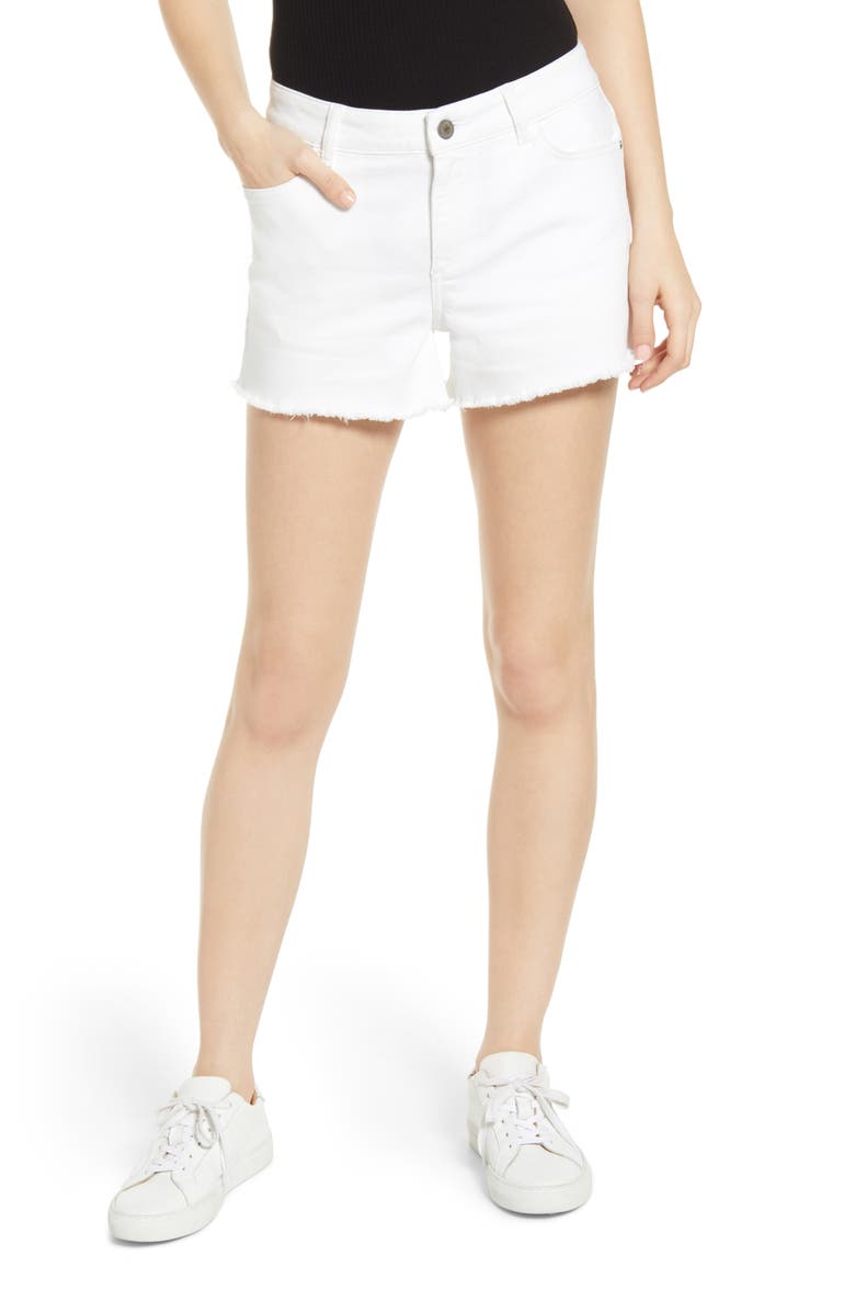 DL1961 Karlie Cutoff Denim Boyfriend Shorts, Main, color, 