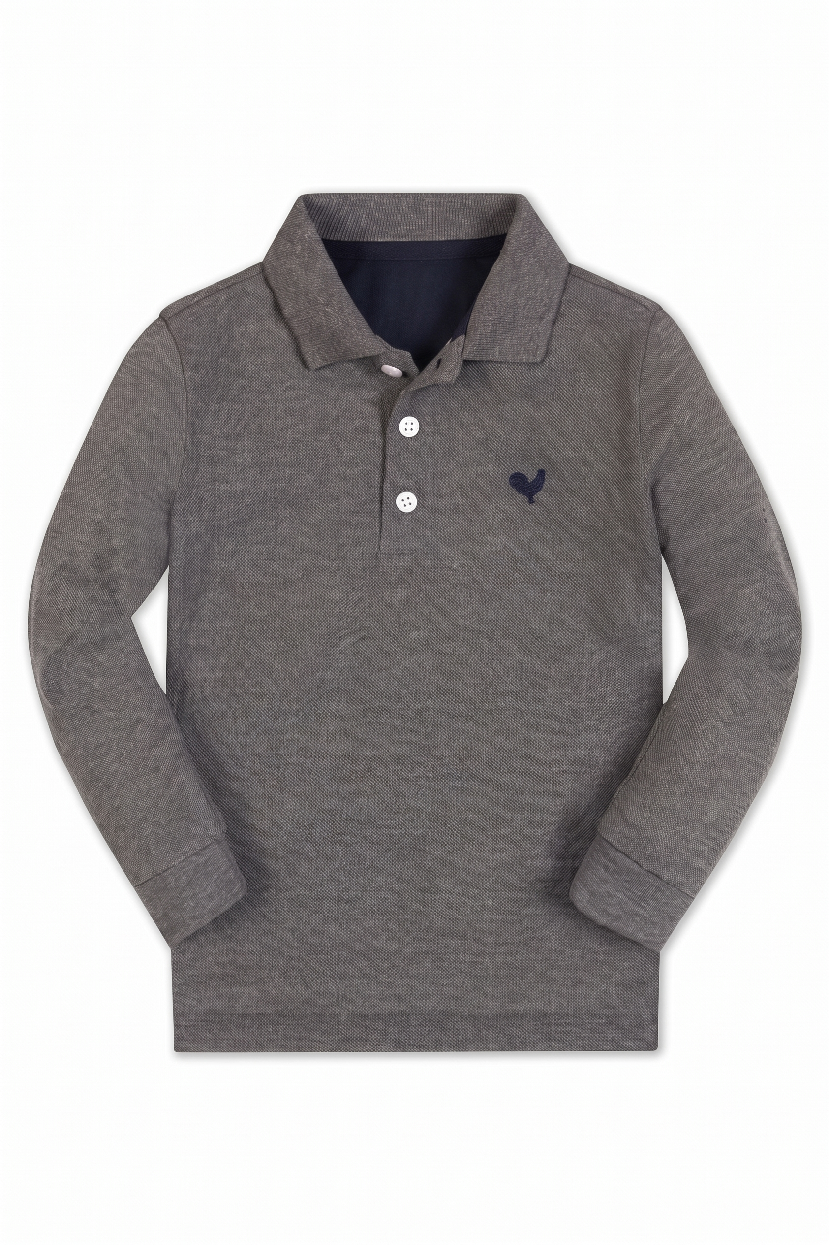 Hope & Henry Kids' Organic Cotton Long Sleeve Pique Polo | Nordstrom