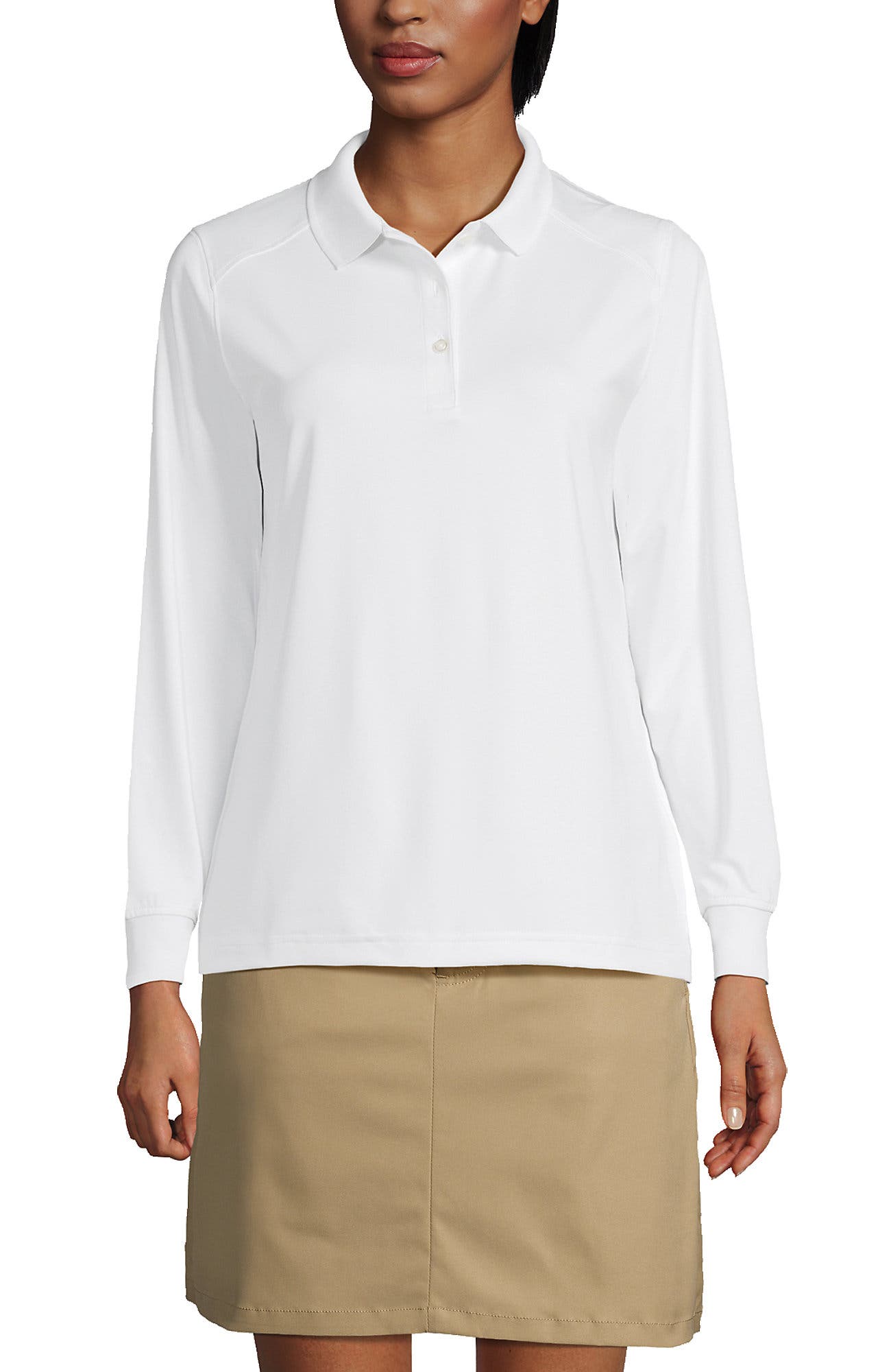 School Uniform  Long Sleeve Rapid Dry Polo Shirt - image 5