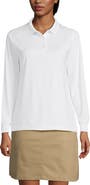 Lands' End School Uniform  Long Sleeve Rapid Dry Polo Shirt