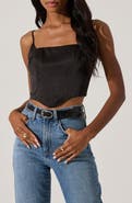 ASTR the Label Satin Corset Camisole