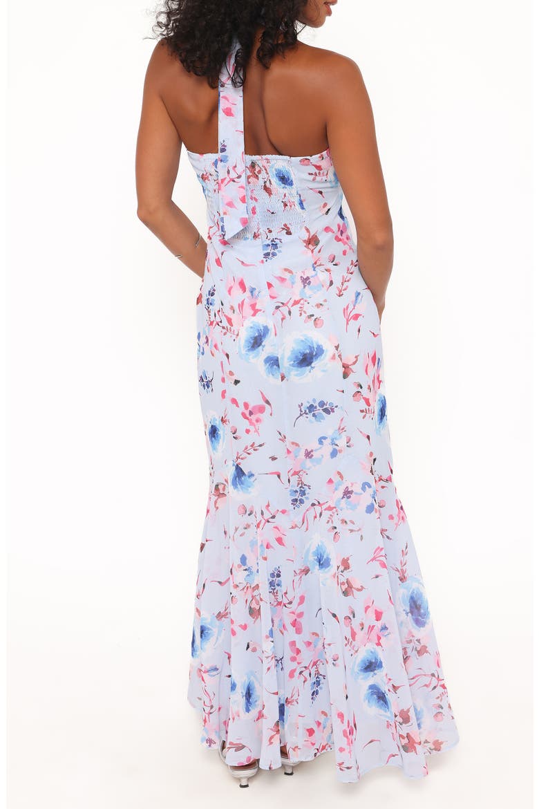 Lavie Floral Maxi Dress, Alternate, color, BLUE FLORAL