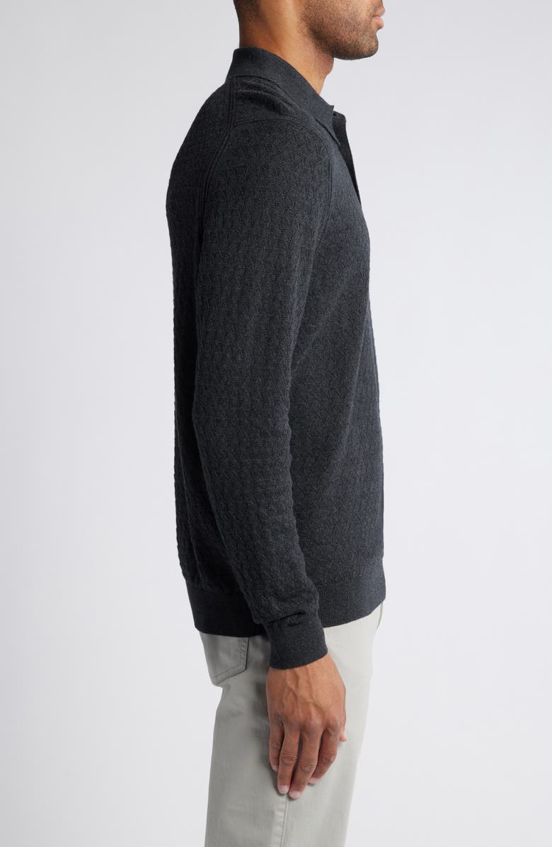 Tommy Bahama Capital Long Sleeve Cotton & Cashmere Polo Sweater, Alternate, color,