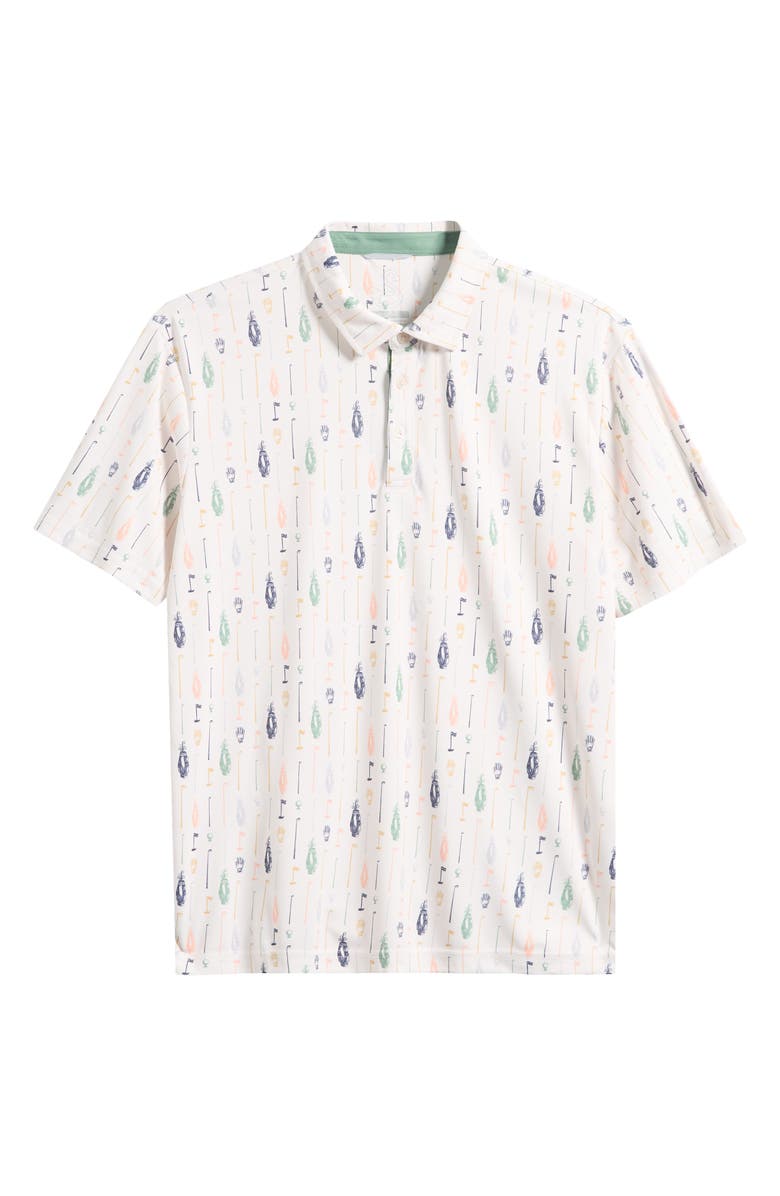 Swannies Heritage Performance Golf Polo, Main, color, Vintage White