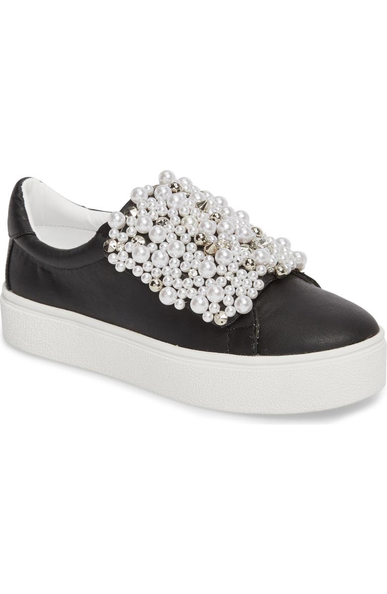 Steve Madden Lion Embellished Slip-On Platform Sneaker, Main, color,