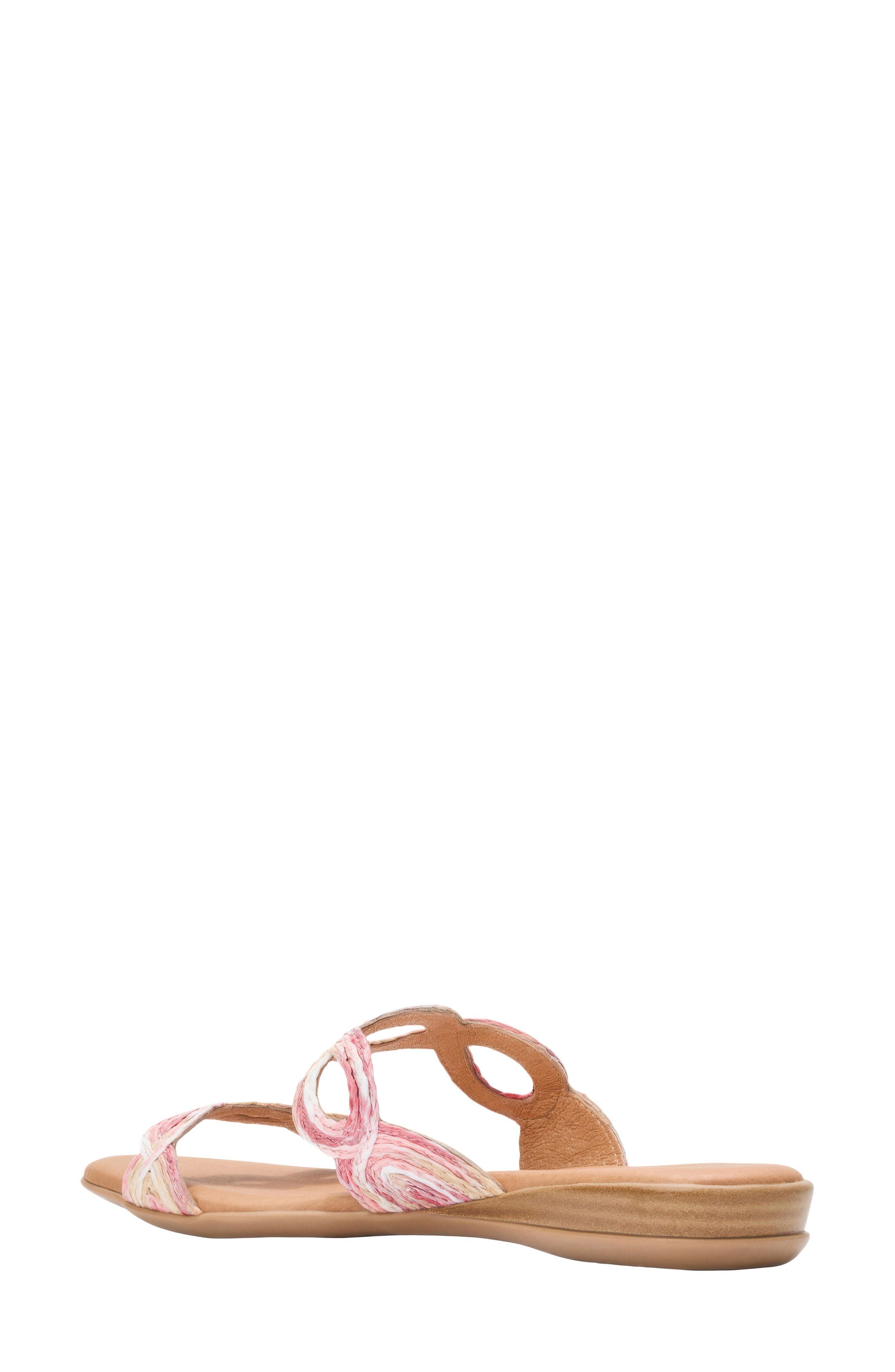 Nizzie Double Strap Slide Sandal, Alternate, color, PINK MULTI