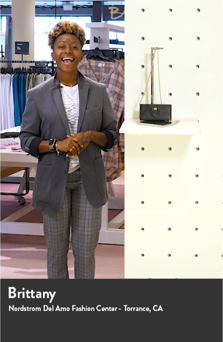 Salvatore Ferragamo City Grainy Leather Wallet on a Chain, sales video thumbnail