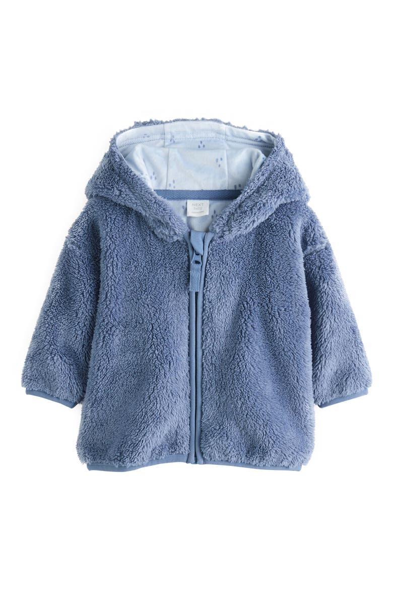 Zip Through Fleece Jacket, Main, color, BLUE