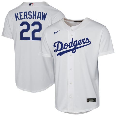 Youth Nike Clayton Kershaw White Los Angeles Dodgers Home Replica Player Jersey
