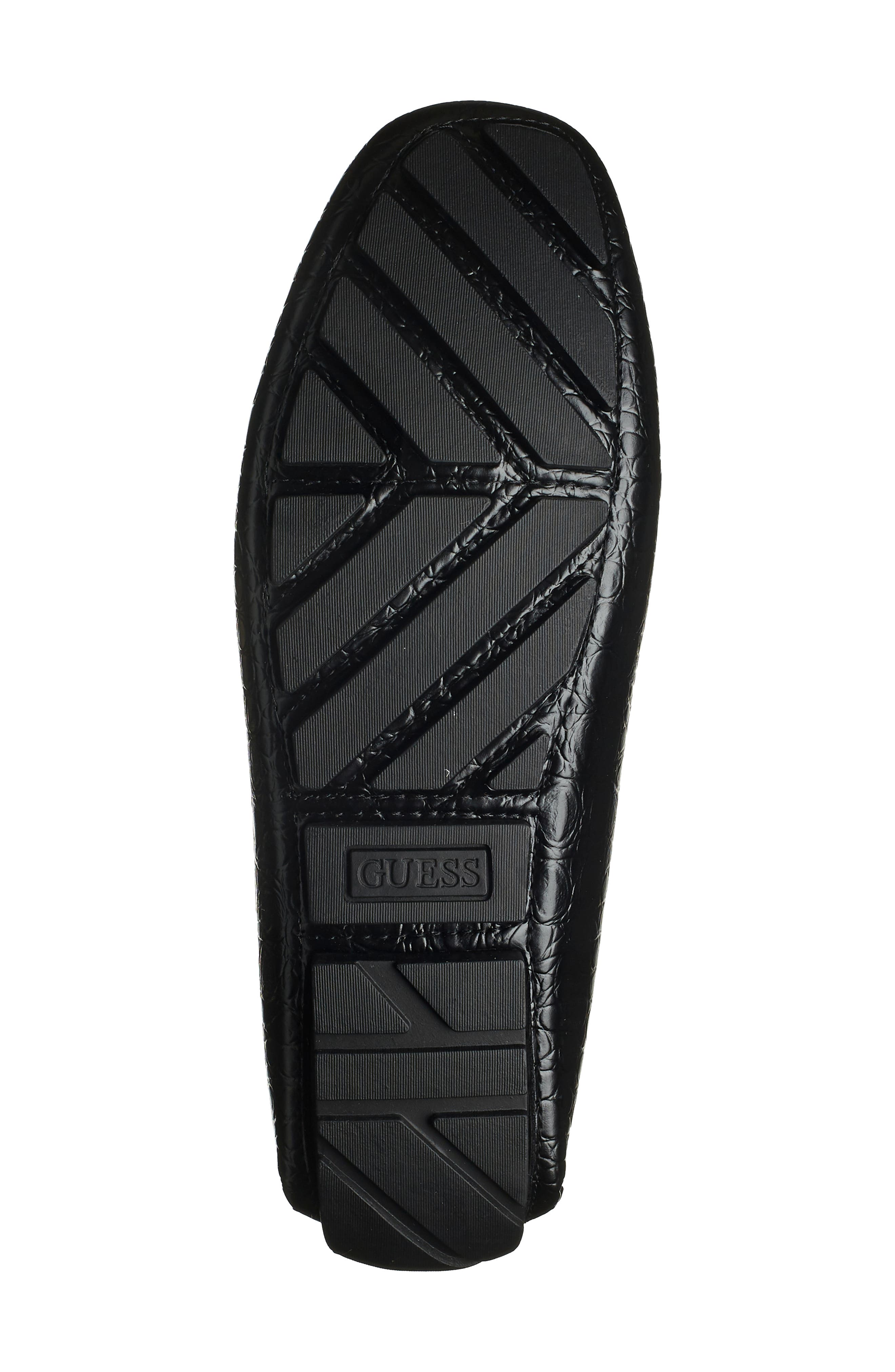 GUESS Amadeo Croc Embossed Driver, Alternate, color, 