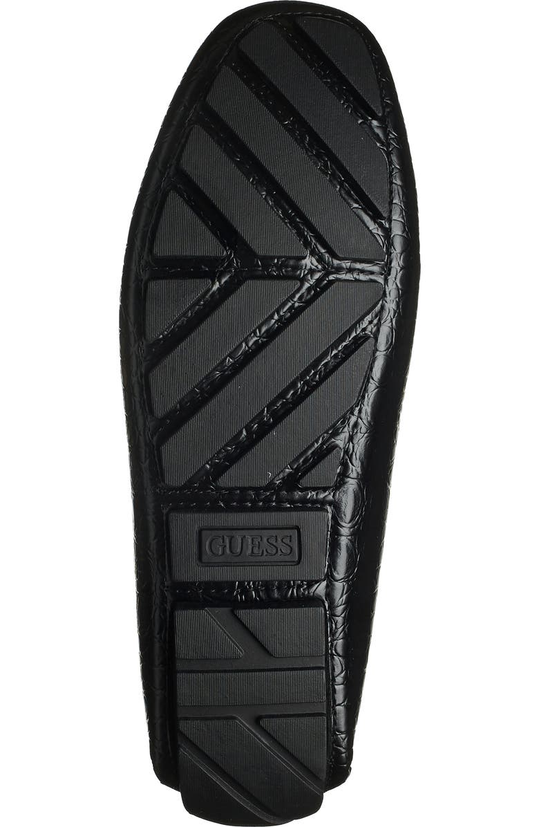 GUESS Amadeo Croc Embossed Driver, Alternate, color,