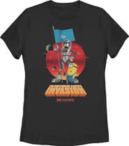Minions & Monsters Junior's I'm Postponing Earth's Invasion Short Sleeve Graphic T-Shirt
