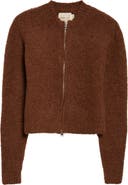 Paloma Wool Hasta Luego Intarsia Wool & Alpaca Blend Full Zip Cardigan