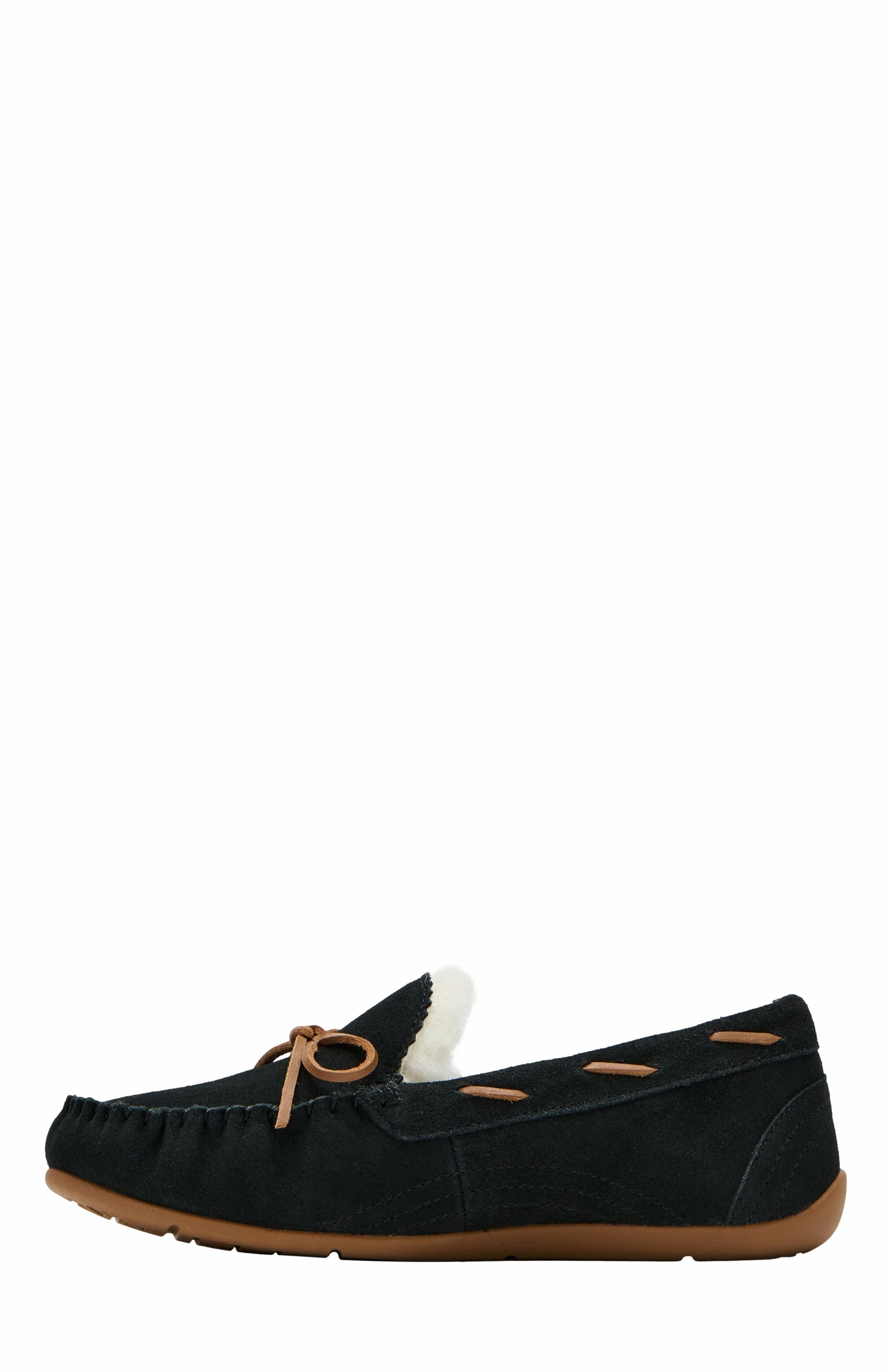 ABEO Amble Bow Slipper, Alternate, color, Black - Metatarsal