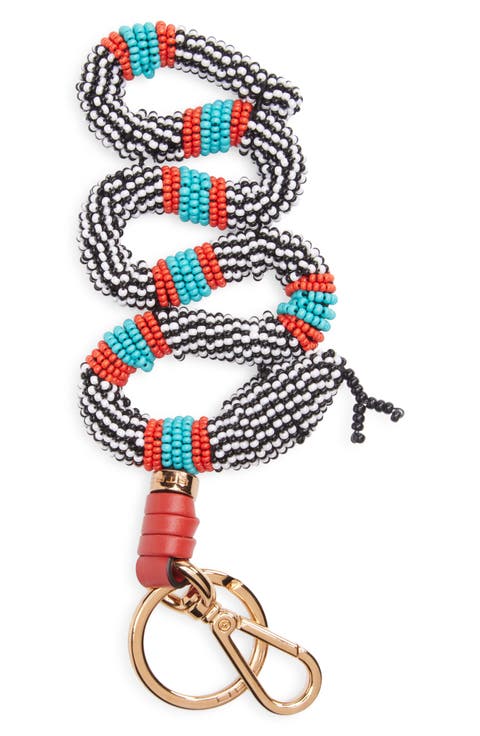 Beaded Snake Bag Charm