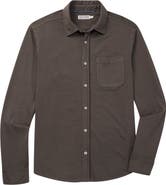 Fair Harbor Saltaire Organic Cotton Knit Button-Up Shirt