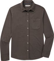Fair Harbor Saltaire Organic Cotton Knit Button-Up Shirt