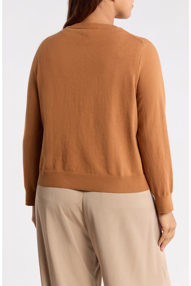 Front Button Cardigan, Alternate, color, TOFFEE